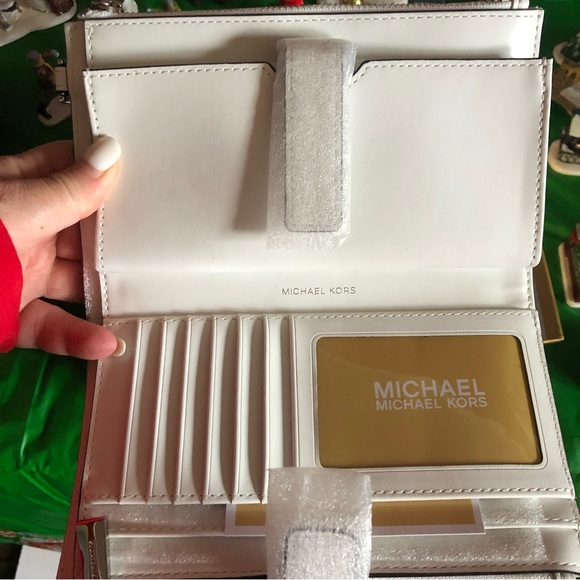 NWT Michael Kors Jet Set Double Zip Wristlet - Picture 5 of 11